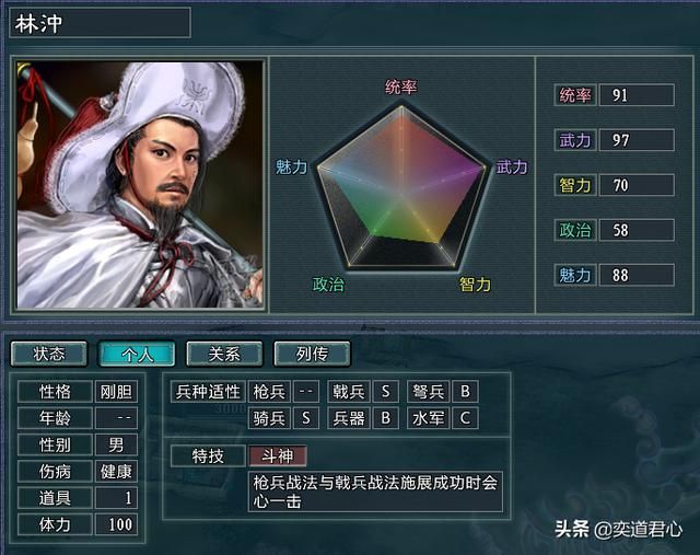 三国志11水浒王伦势力介绍（王伦麾下两大核心将领一览）