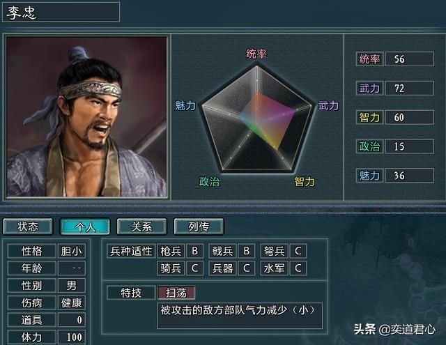 三国志11水浒大闹江州鲁智深势力介绍（鲁智深麾下六名新增将领一览）