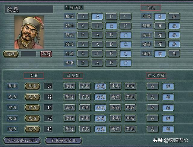 三国志11赵范手下能臣如何培养（赵范四将极限培养属性一览）