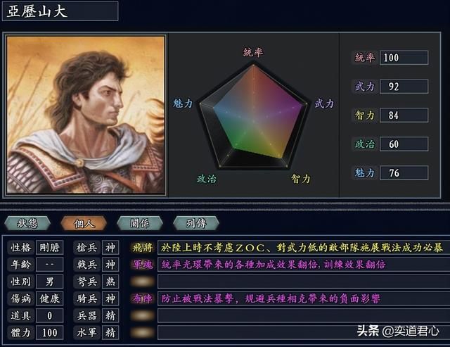 三国志11无尽的野望枪兵高手有哪些（十大枪帅特技武将排名一览）