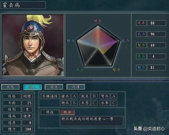 三国志11霍去病和辛弃疾实力如何（霍和辛两人战力水平一览）