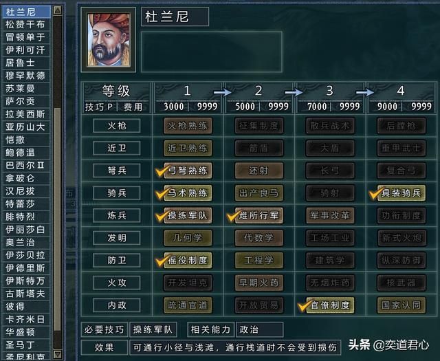 三国志11四海清一阿富汗介绍（阿富汗地域武将及军事情况介绍）