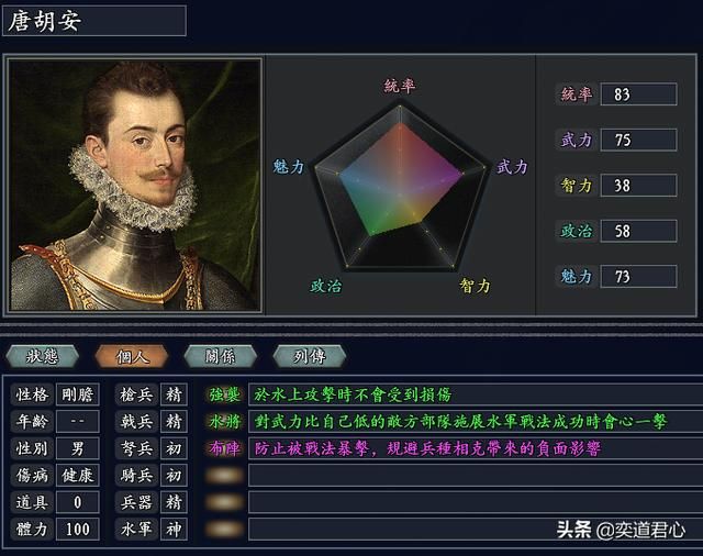 三国志11无尽的野望西班牙将领都有谁（西班牙核心五大将领一览）