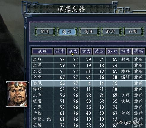 三国志11上将潘凤和邢道荣怎么培养（潘凤邢道荣极限培养属性一览）