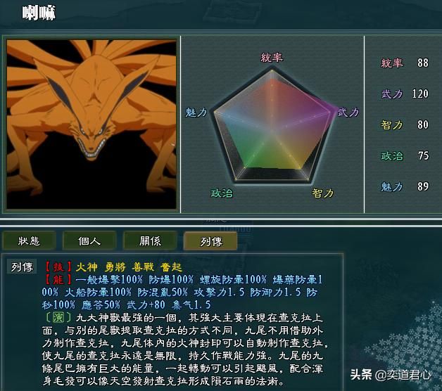 三国志11火影MOD漩涡势力怎么样（涡忍势力成员详细介绍）
