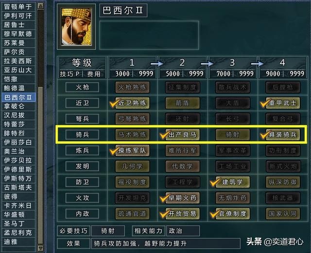 三国志11四海清一骑兵最厉害的势力是哪个（骑兵前五强势力一览）