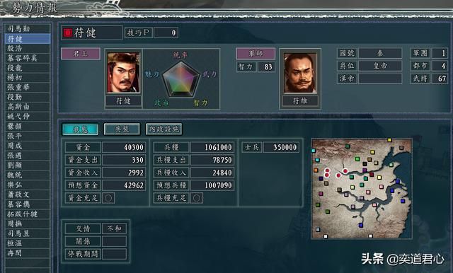 三国志11冉闵抗胡最强谋士是谁（冉闵抗胡六大顶级文臣排名一览）