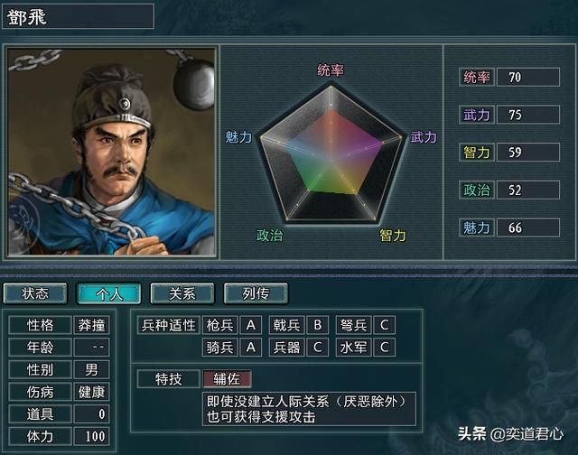 三国志11水浒裴宣势力介绍（裴宣麾下六大核心将领一览）