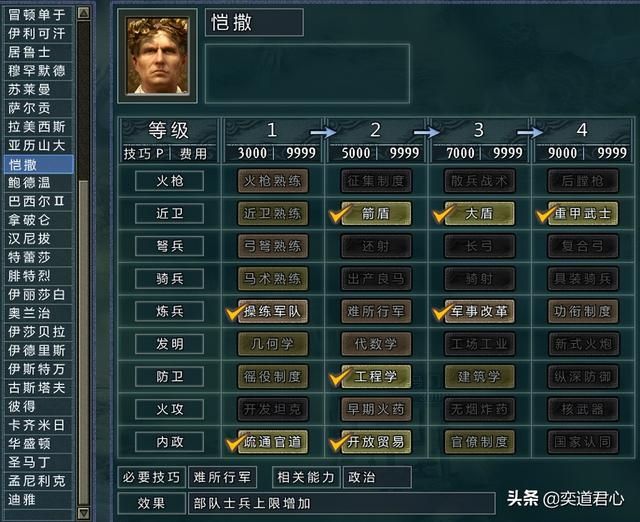 三国志11四海清一教宗国介绍（教宗国地域武将及军事情况介绍）