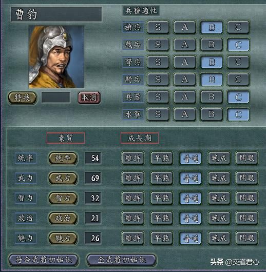 三国志11陶谦手下能臣如何培养（陶谦五将极限培养属性一览）