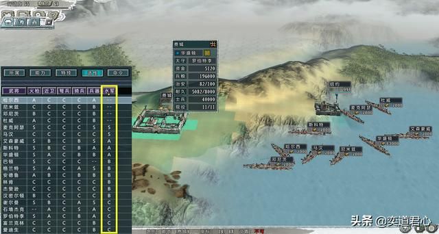 三国志11四海清一水军最厉害的势力是哪个（水军前五强势力一览）