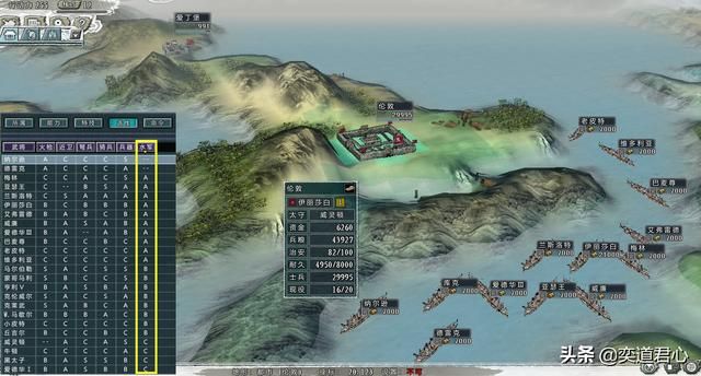 三国志11四海清一水军最厉害的势力是哪个（水军前五强势力一览）