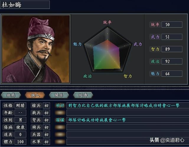 三国志11无尽的野望大唐将领都有谁（大唐核心十大将领一览）