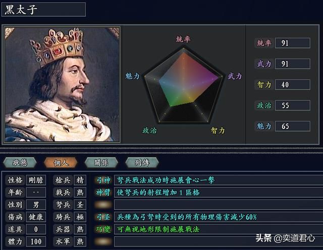 三国志11无尽的野望英国将领都有谁（英国核心七大将领一览）