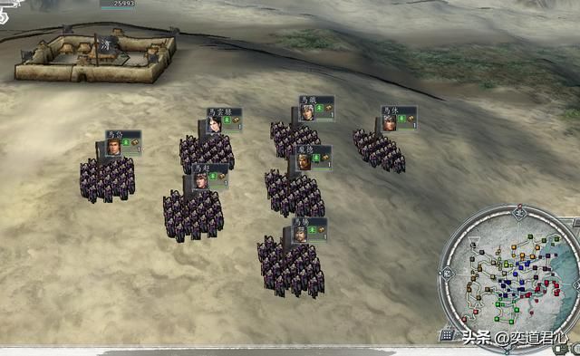 三国志11地域之争剧本介绍06（凉州董卓势力开局城池武将一览）