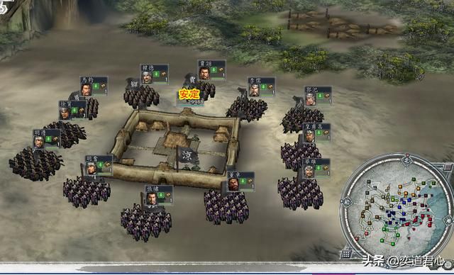 三国志11地域之争剧本介绍06（凉州董卓势力开局城池武将一览）