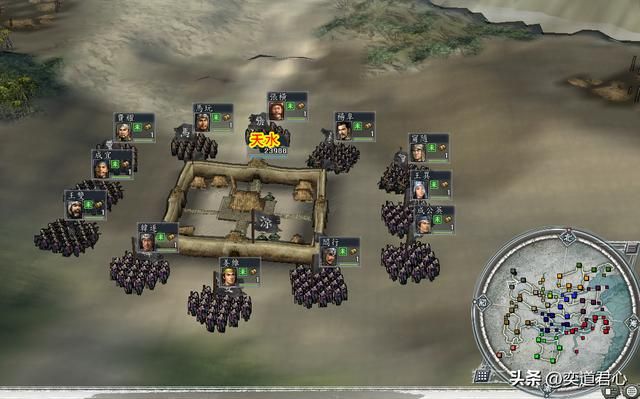 三国志11地域之争剧本介绍06（凉州董卓势力开局城池武将一览）