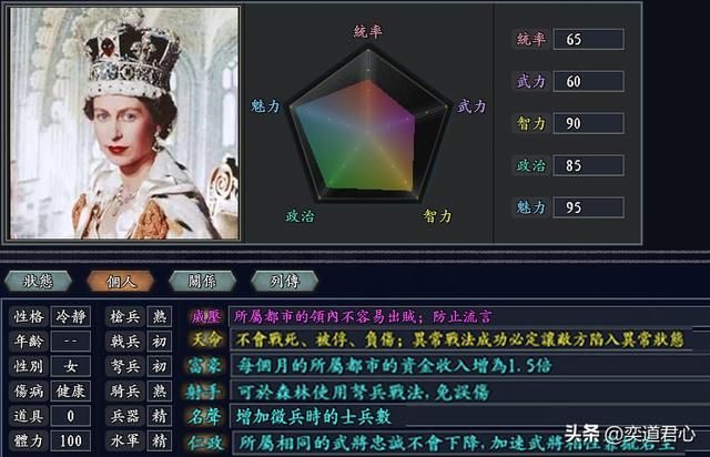 三国志11无尽的野望大英君主谁最厉害（不列颠国王属性对比一览）