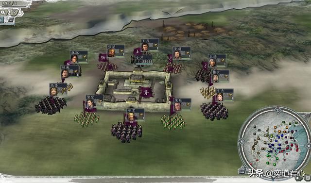 三国志11地域之争剧本介绍04（青徐刘虞势力开局城池武将一览）
