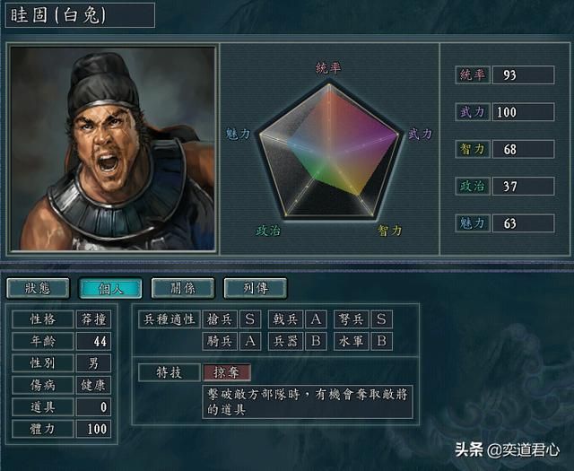 三国志11张杨手下能臣如何培养（张杨五将极限培养属性一览）