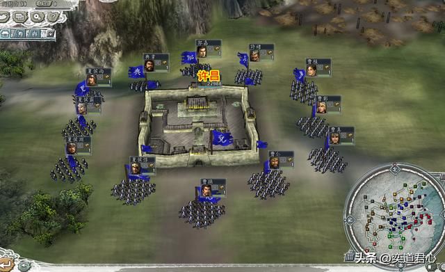 三国志11地域之争剧本介绍03（兖豫曹操势力开局城池武将一览）