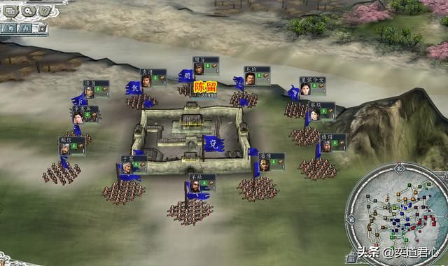 三国志11地域之争剧本介绍03（兖豫曹操势力开局城池武将一览）