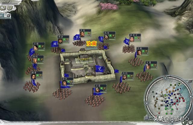 三国志11地域之争剧本介绍03（兖豫曹操势力开局城池武将一览）