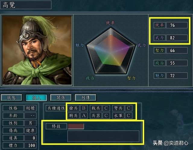 三国志11：盘点那些被人强加刻板印象的武将
