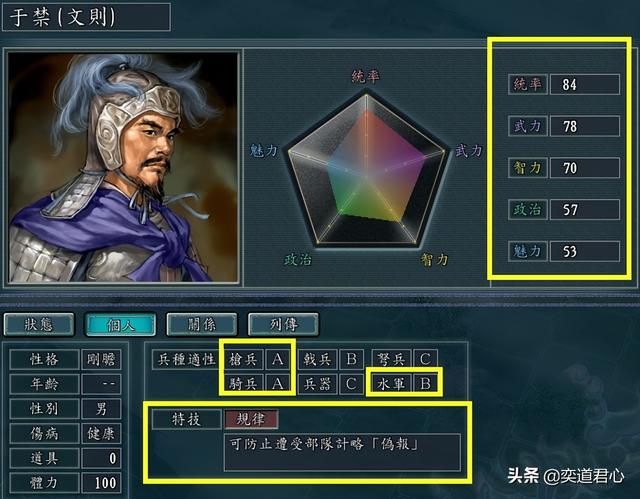 三国志11：盘点那些被人强加刻板印象的武将