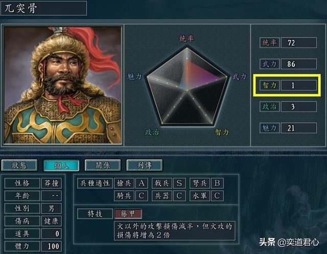 三国志11：盘点那些被人强加刻板印象的武将