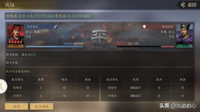 三国游戏《王者之心》高难度的白马关卡挑战这样玩！