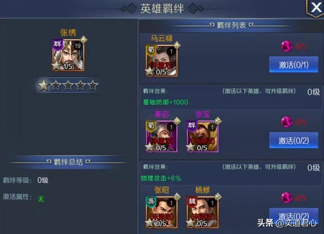 三国游戏《帝王之路》张绣终于当上了S级橙色统领