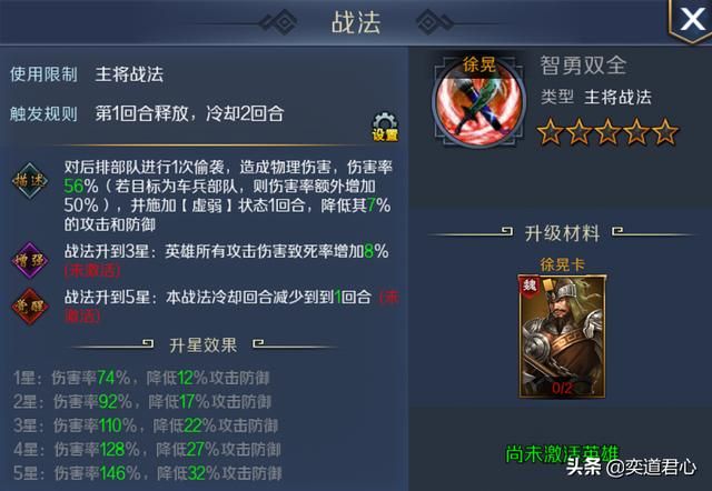 三国游戏《帝王之路》徐晃到底是个怎样的存在？