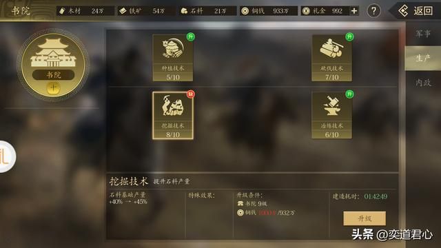 王者之心_科技研发，哪几项技术是最该优先点亮？