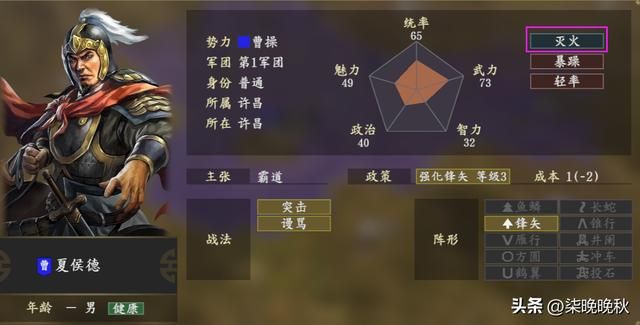 三国志14_六种武将个性表现和效果分析