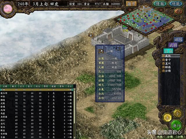 三国志9替天行道_西北王田虎，宋军和辽人对他难以拿捏