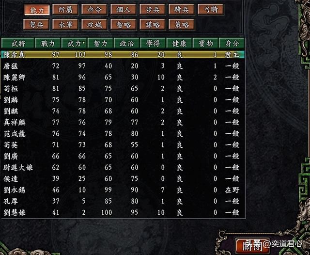 三国志9水浒篇_荡寇志四大家族势力盘点