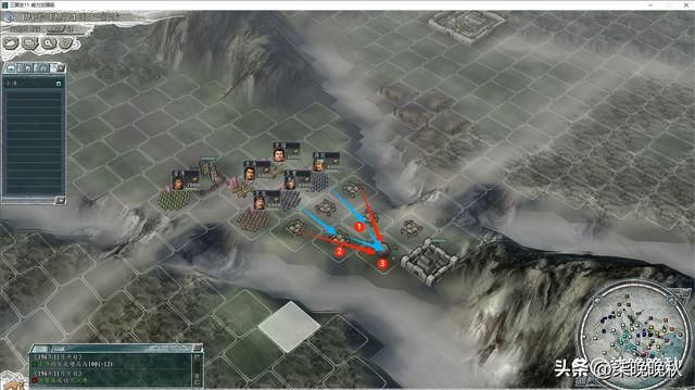 三国志11_城市堵路阵型实例