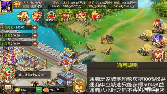 三国游戏萌军天下_这些跑商小技巧你知道吗？
