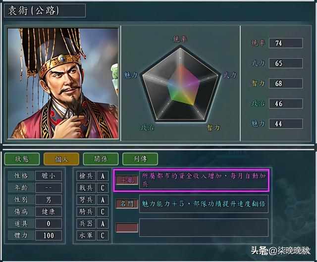 三国志11风起云涌_二线主君技能及效果介绍
