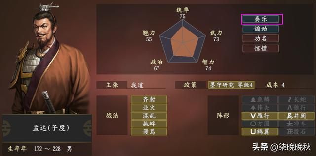 三国志14_（虚实，一心，勇将，远矢，奏乐）五大个性分析
