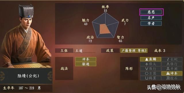 三国志14_这七个个性，用处各有千秋