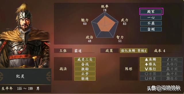 三国志14_这七个个性，用处各有千秋