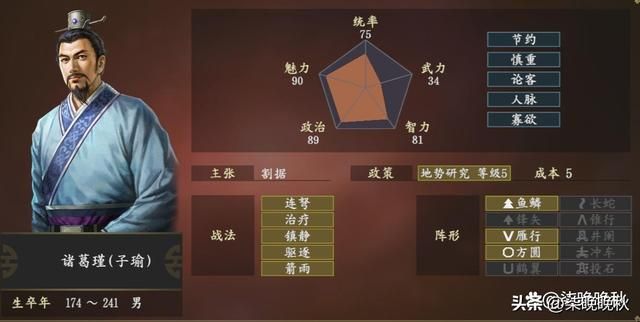 三国志14_诸葛家族第一代三人都有怎样的表现？