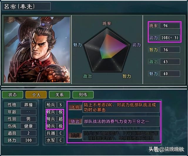 三国志11大浪淘沙_吕布、张辽和高顺打造顶配骑兵天团