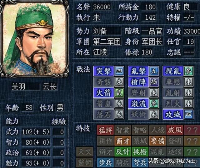 三国志8：打仗10队人马，最佳阵容选这几人！