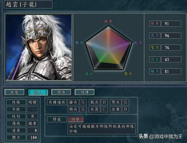 三国志11：五子良将除了于禁其他人只是中层军官！