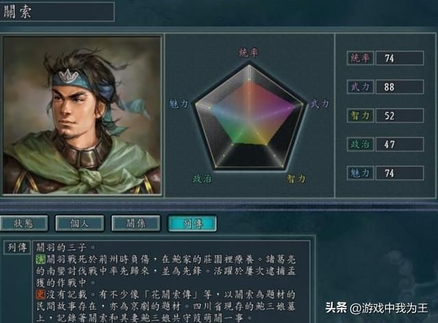 三国志11：五子良将除了于禁其他人只是中层军官！