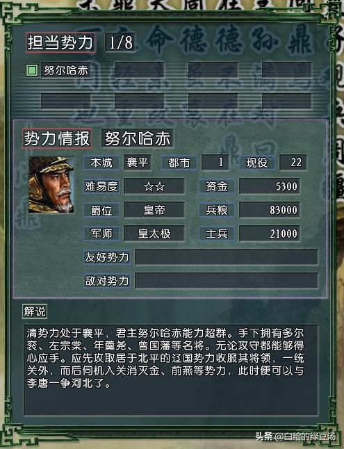 称霸中原 三国志11问鼎天下：不输一线势力的中层势力盘点
