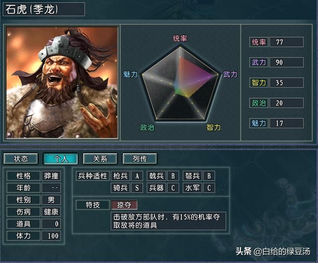 三国志11：各属性之最武将大盘点！（血色、逐鹿）